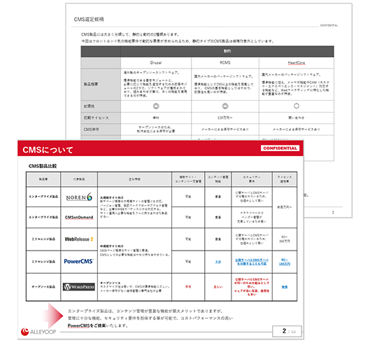 CMS比較・選定・構築